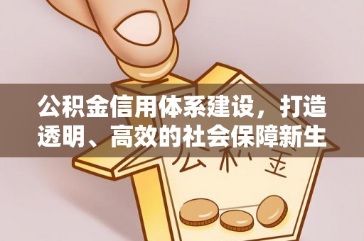 彭山公积金信用体系建设，打造透明、高效的社会保障新生态