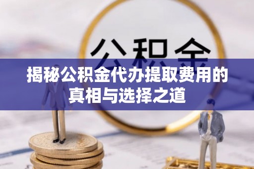 彭山揭秘公积金代办提取费用的真相与选择之道